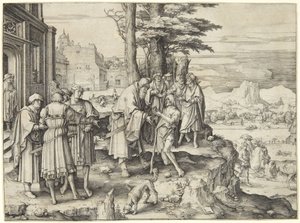 The Return of the Prodigal Son by Lucas van Leyden