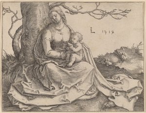 The Virgin Seated under a Tree