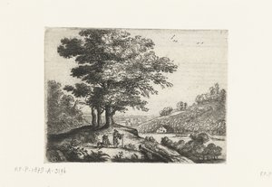 Landscape with a River by Lucas van Uden