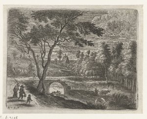 Landscape with Ruins of a Bridge (Small Landscapes Series)