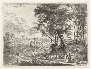 Landscape with a Distant Manor (Small Landscapes)