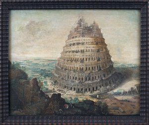Babel Tower by Lucas van Valckenborch