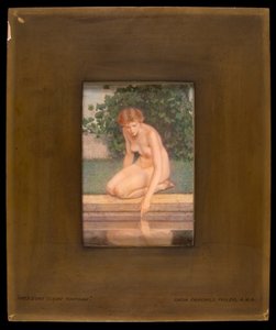 By a Clear Fountain by Lucia Fairchild Fuller