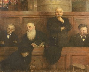 The Churchwardens by Lucien Hector Jonas
