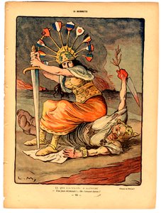 La Baionnette, Satirical in Colors by Lucien Metivet