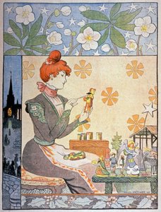 Santons in Provence (Illustration) by Lucien Metivet