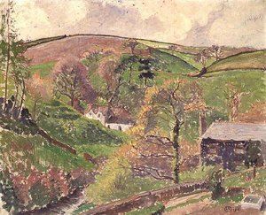 Blackpool Valley by Lucien Pissarro