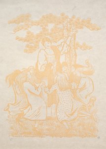 Illustration 25: La Ronde, 1893 by Lucien Pissarro