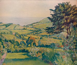 Sea View, Fishponds by Lucien Pissarro