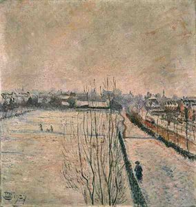 Stamford Brook, London by Lucien Pissarro