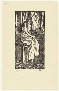 Woman in a Forest