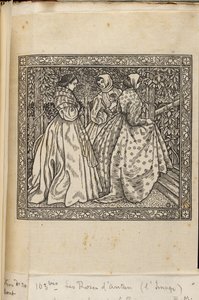 Women at Garden Steps, Wood Engravings of Lucien Pissarro, c. 1885-1940 by Lucien Pissarro