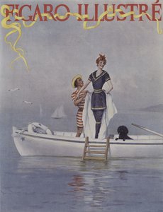 A Full Sea. Cover of Le Figaro Illustre, August 1894