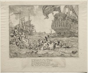 The Personification of Amsterdam Riding in Neptune
