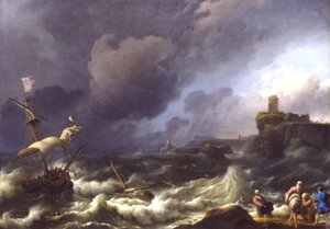 The Storm by Ludolf Backhuysen