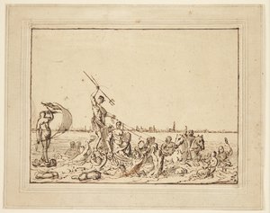 Allegory of Amsterdam as a Seaport by Ludolf Bakhuizen