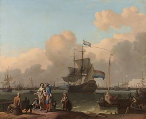 The Y at Amsterdam, with the Frigate 