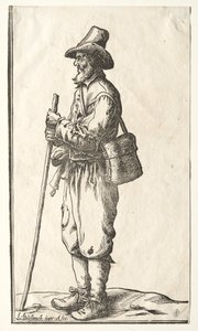 Beggar in Profile Toward Left