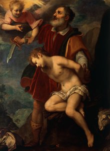 The sacrifice of Abraham, by Ludovico Cardi known as il Cigoli