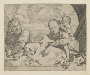 Holy Family under an Arch by Ludovico Carracci