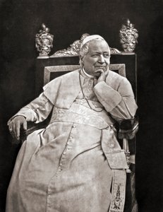 Pope Pius IX, born Giovanni Maria Mastai-Ferretti by Ludovico Tuminello