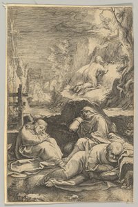 The Agony in the Garden, from The Passion of Christ by Ludovicus Siceram
