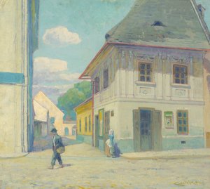 House on Butcher Street in Košice by Ludovit Cordak