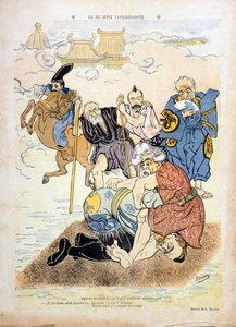 Caricature by Braun depicting Henri Brisson (1835-1912) by Ludwig Braun