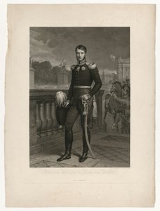Friedrich Wilhelm III at the Place de la Concorde by Ludwig Buchhorn