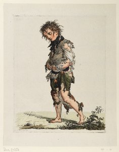 Walking Beggar Boy