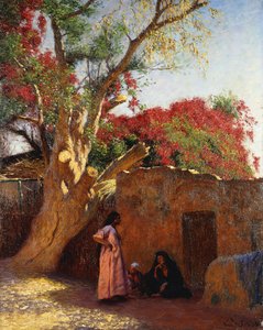 An Arab Family Outside a Village
