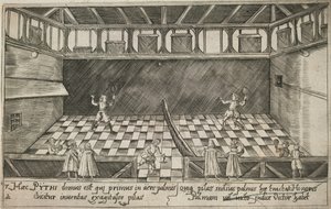 A Game of Real Tennis, c.1600 by Ludwig Ditzinger