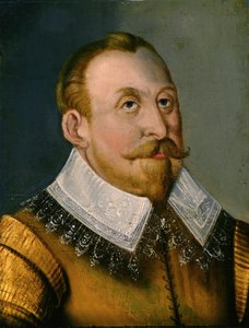 King Gustav Adolf Wasa of Sweden by Ludwig Ferdinand Schnorr von Carolsfeld