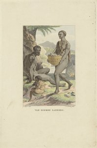 Inhabitants of Tasmania by Ludwig Gottlieb Portman