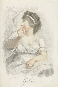 Hearing (The Five Senses Represented by Female Figures) by Ludwig Gottlieb Portman