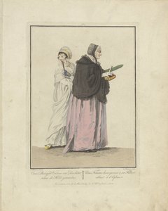 Mother and Daughter on Their Way to Church