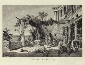 Greece and Rome - Rome: Tiberius in Capri by Ludwig Hans Fischer