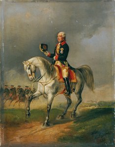 Emperor Joseph II on Horseback by Ludwig Johann Passini