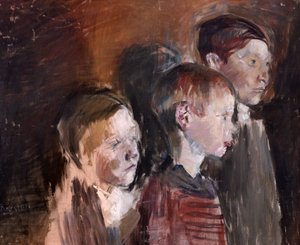 Three siblings by Ludwig Karsten