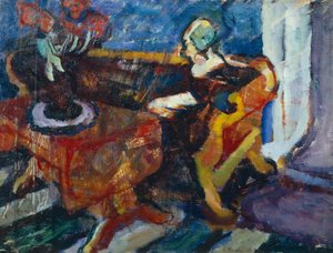 Woman in interior