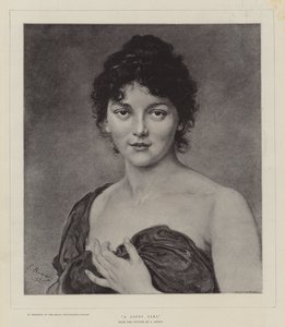 A Gipsy Girl by Ludwig Knaus
