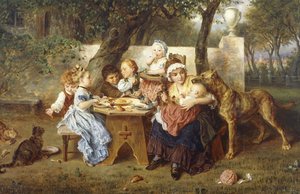 The Birthday Party by Ludwig Knaus