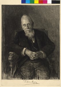 Anton Mayer by Ludwig Michalek