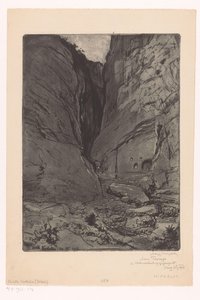 Castalian Spring at Delphi by Ludwig Michalek