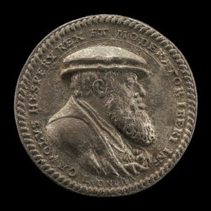 Charles V, 1500-1558, King of Spain 1516-1556, Holy Roman Emperor 1519 [obverse], 1542 by Ludwig Neufahrer