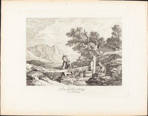 The Lattenberg near Salzburg by Ludwig Richter