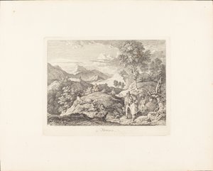 Olevano by Ludwig Richter