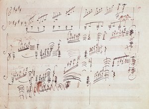 Sheet music for the 