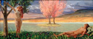 Adam and Eve in a Paradise Landscape
