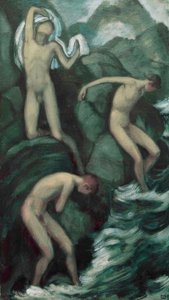 Mountain Stream by Ludwig von Hofmann